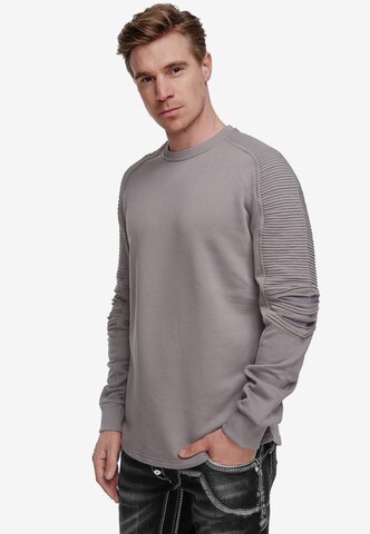 Rusty Neal Sweatshirt in Grau: predná strana