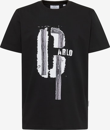 T-Shirt 'Eusebi' Carlo Colucci en noir : devant