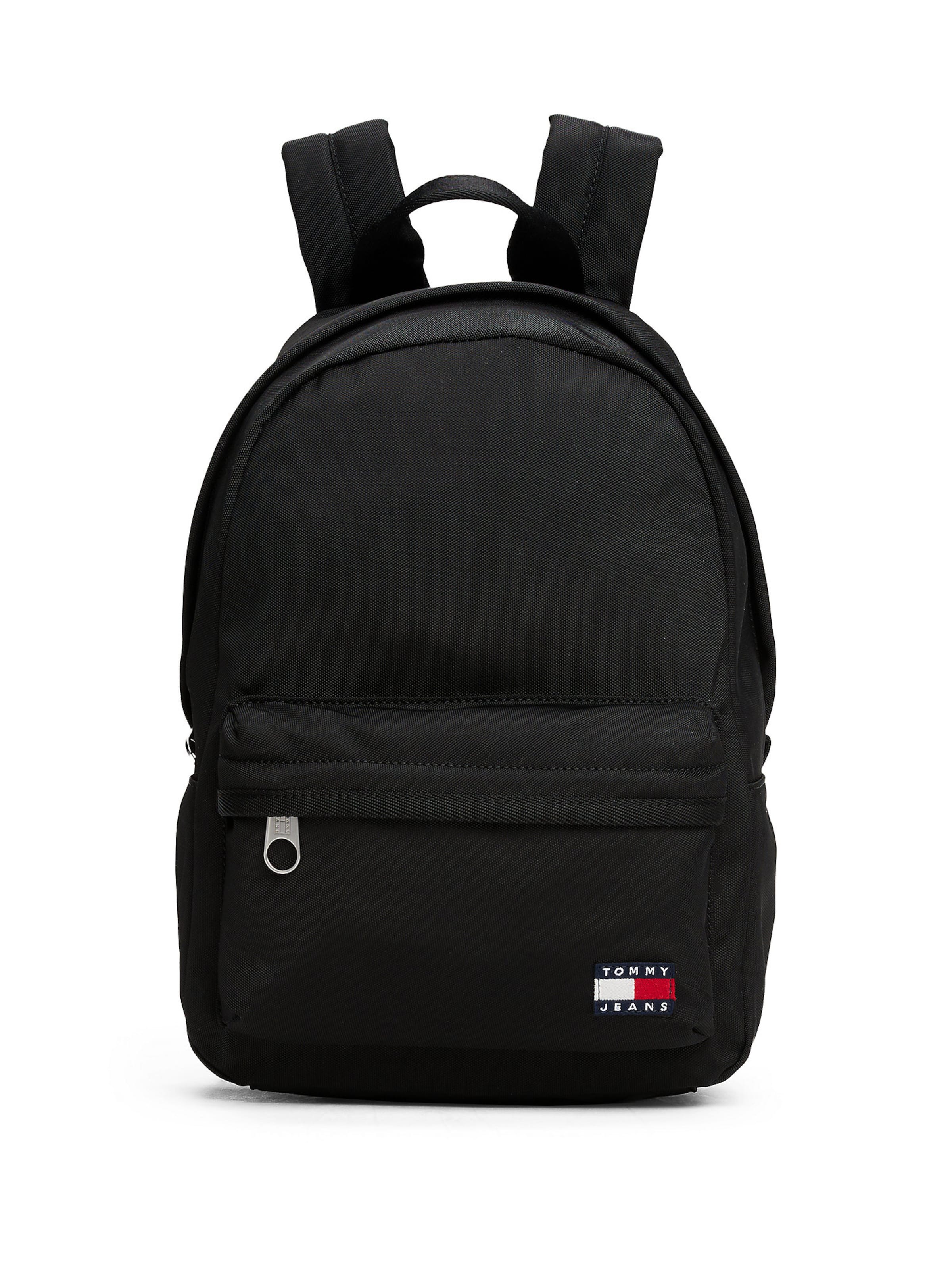 Tommy Jeans Rygsæk 'Essential' i sort: forside