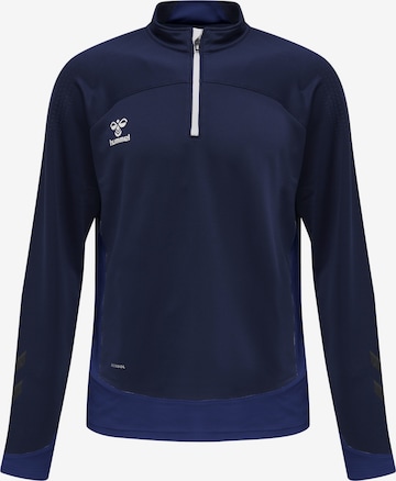 Hummel Athletic Sweatshirt in Blue: front