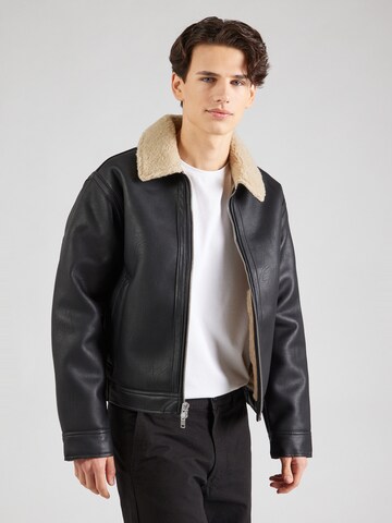 Abercrombie & Fitch Jacke in Schwarz: Vorderseite