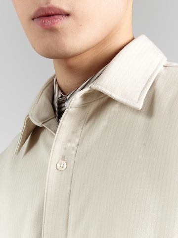 Abercrombie & Fitch Классический крой Рубашка в Бежевый