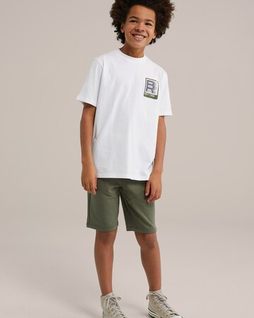 WE Fashion Футболка в Белый