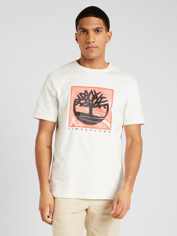 T-Shirt TIMBERLAND en blanc : devant