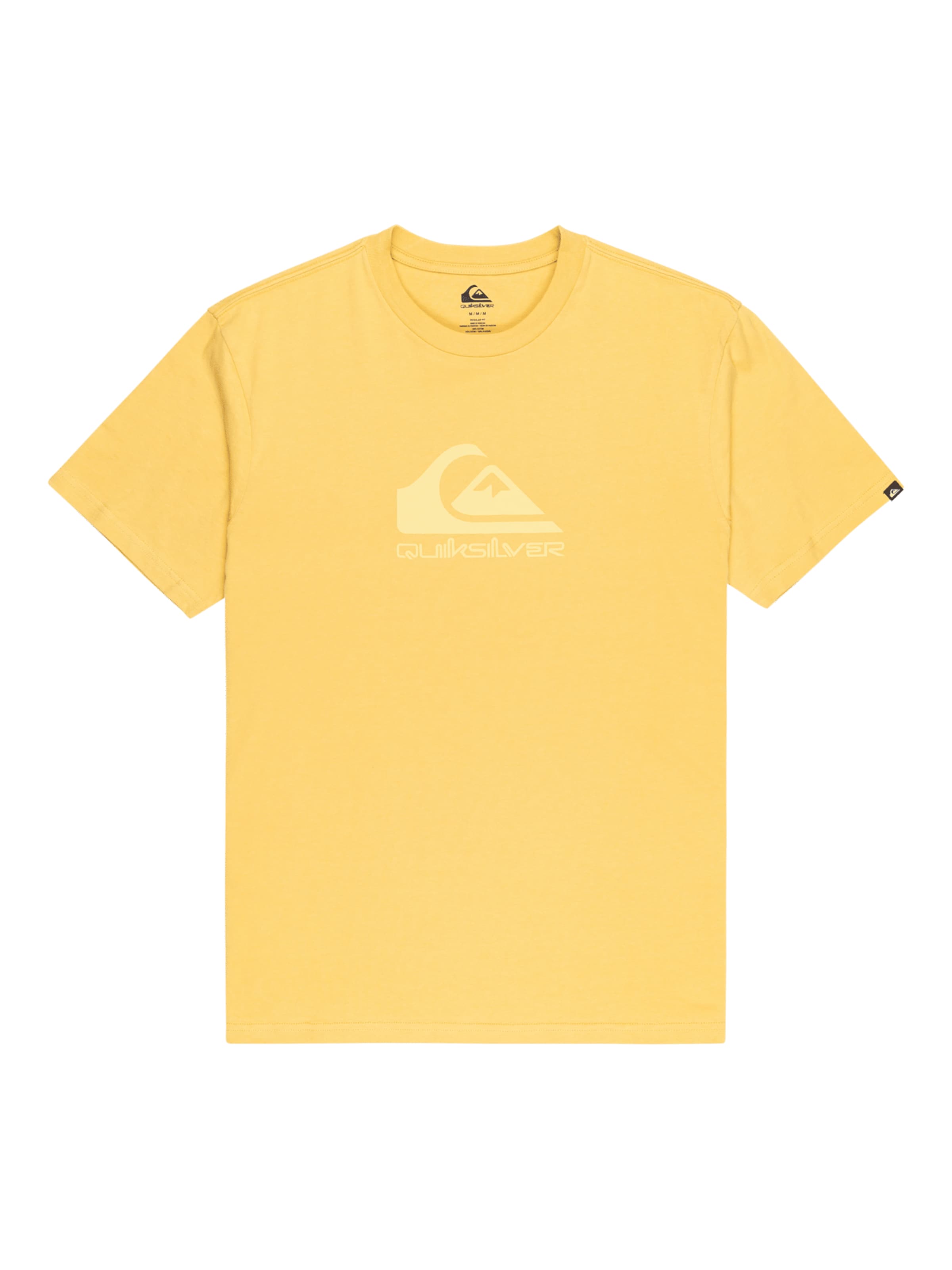 QUIKSILVER Athletic Sweatshirt in Yellow: front