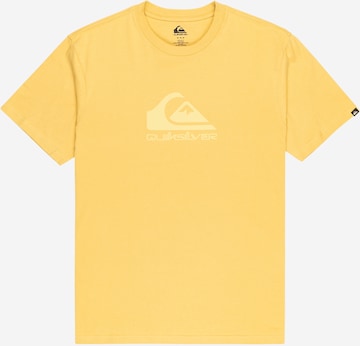 QUIKSILVER Athletic Sweatshirt in Yellow: front