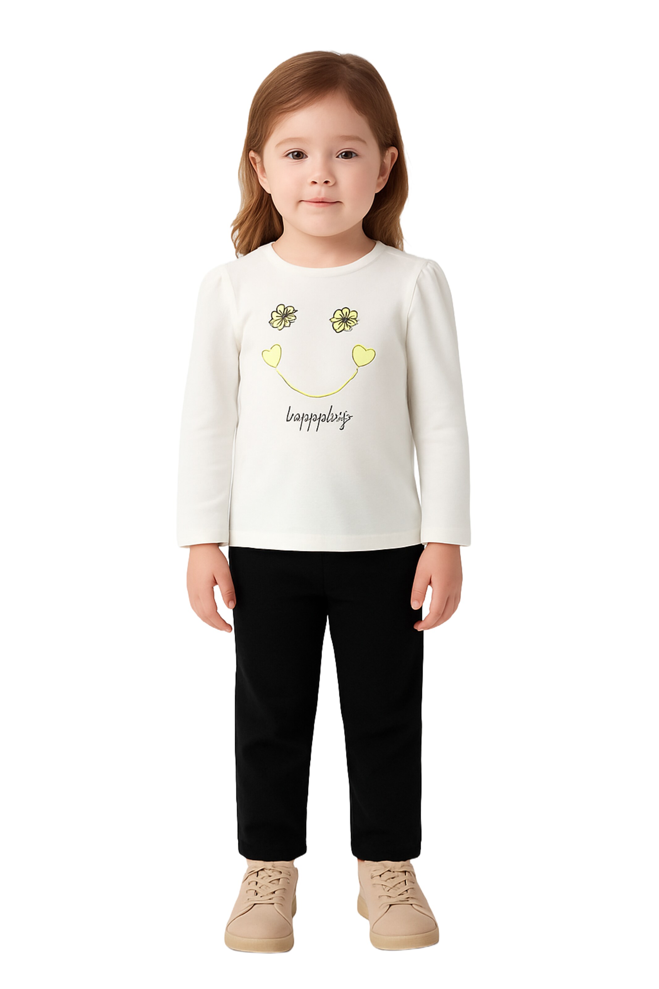 Panço T-Shirt in Beige: Vorderseite