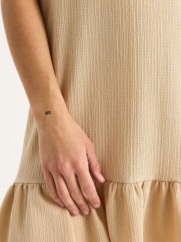 Bianco Lucci Jurk in Beige