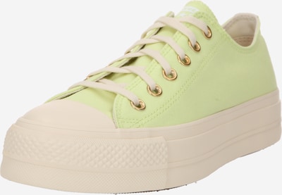 CONVERSE Platform trainers 'CHUCK TAYLOR ALL STAR' in Lime / Wool white, Item view