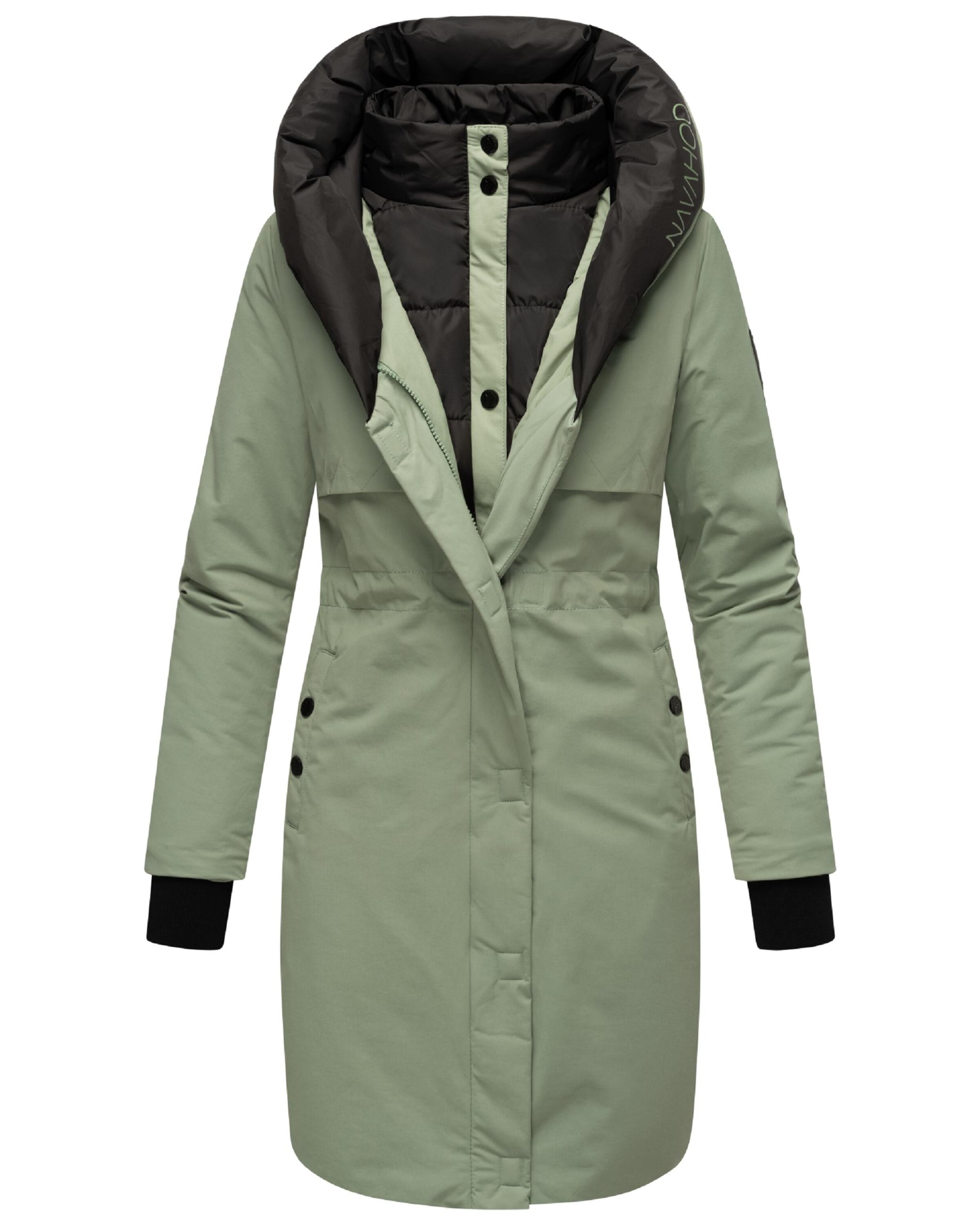 NAVAHOO Mantel 'Snowelf' in Grün