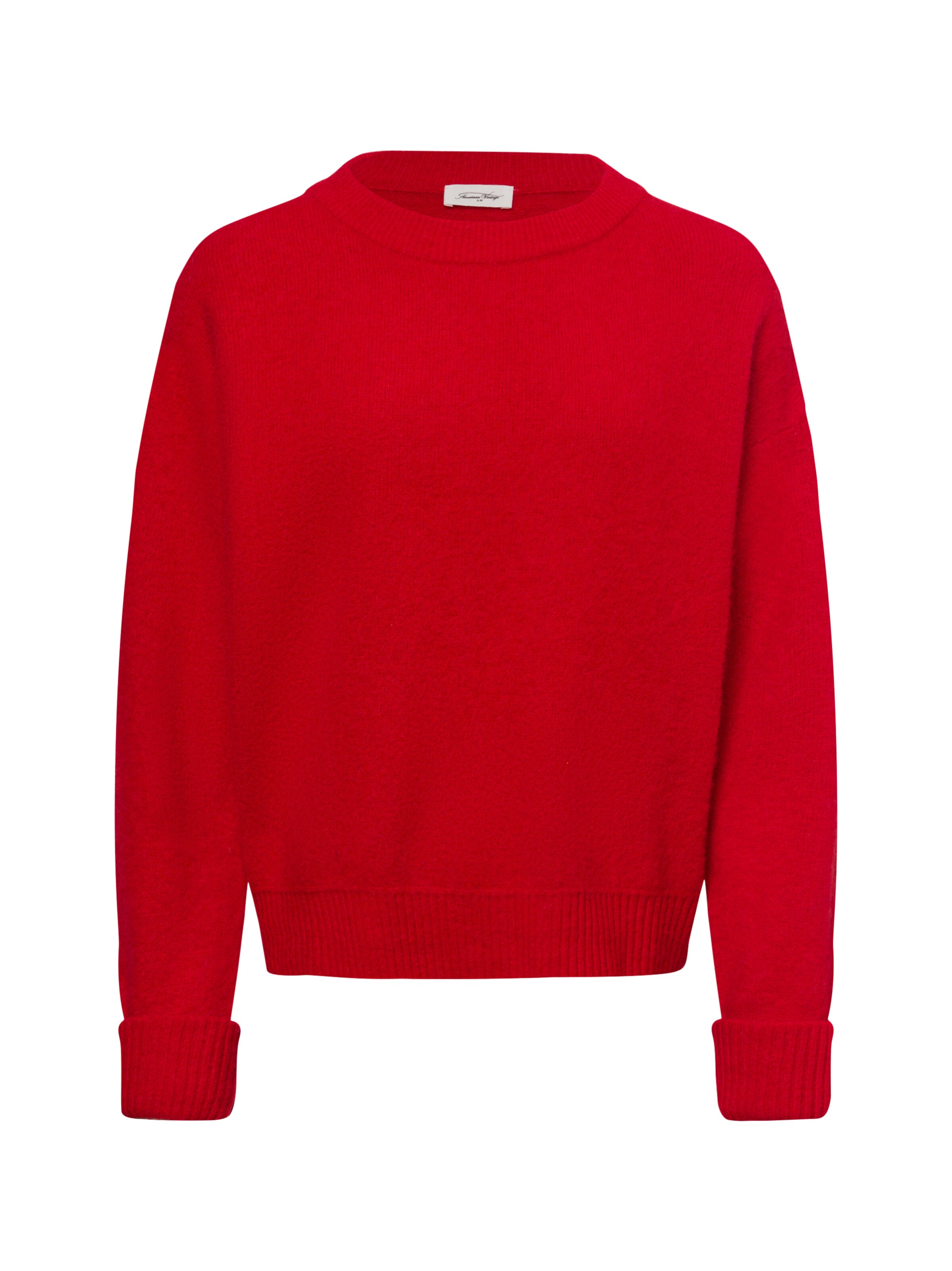 AMERICAN VINTAGE Strickpullover ' ' in Rot: Vorderseite