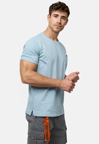 INDICODE JEANS T-Shirt 'Jon ' in Blau