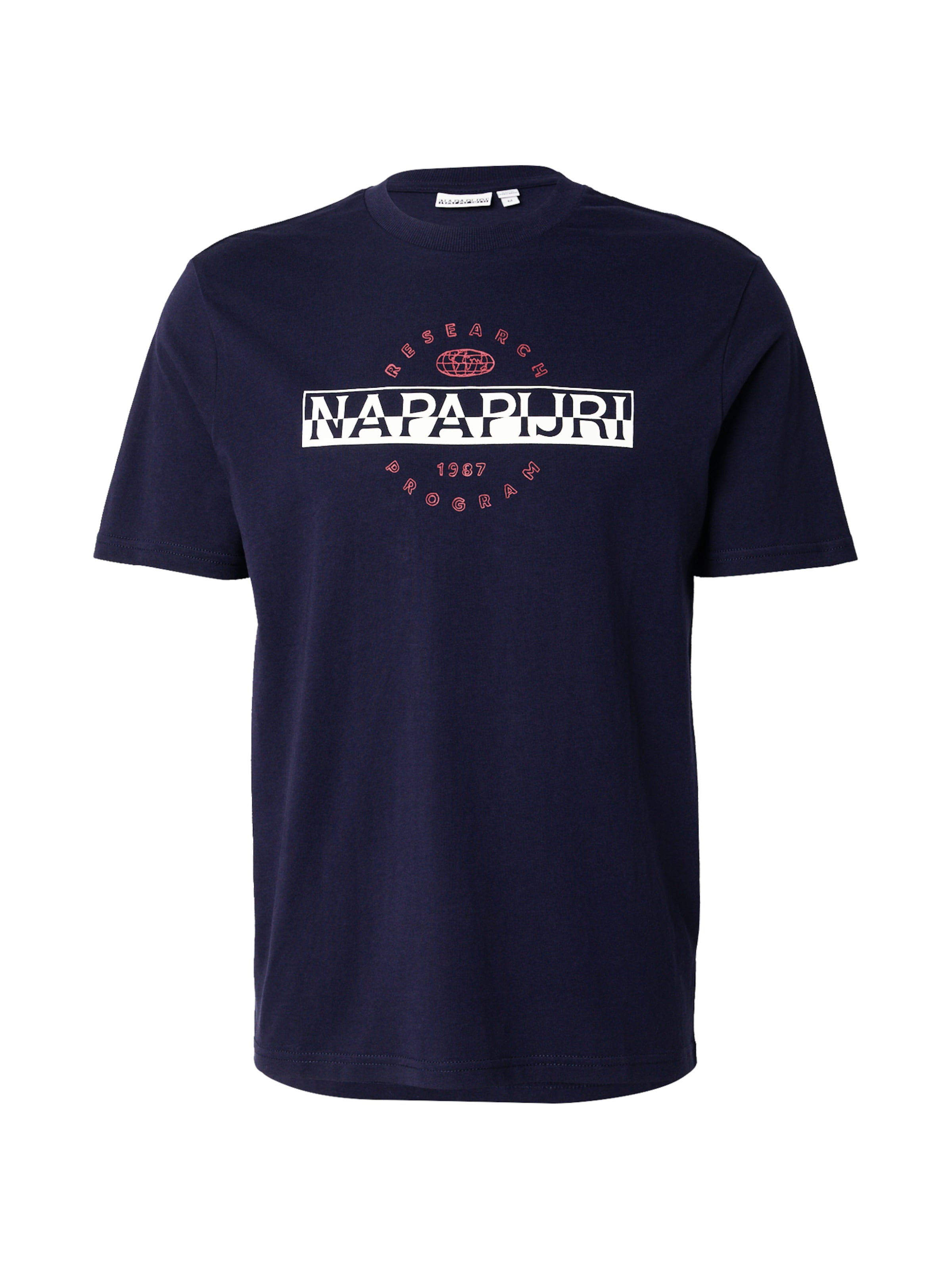 NAPAPIJRI Majica 'SANDER' | modra barva: sprednja stran