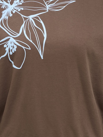 ONLY Carmakoma - Sudadera 'CAROdessa' en marrón