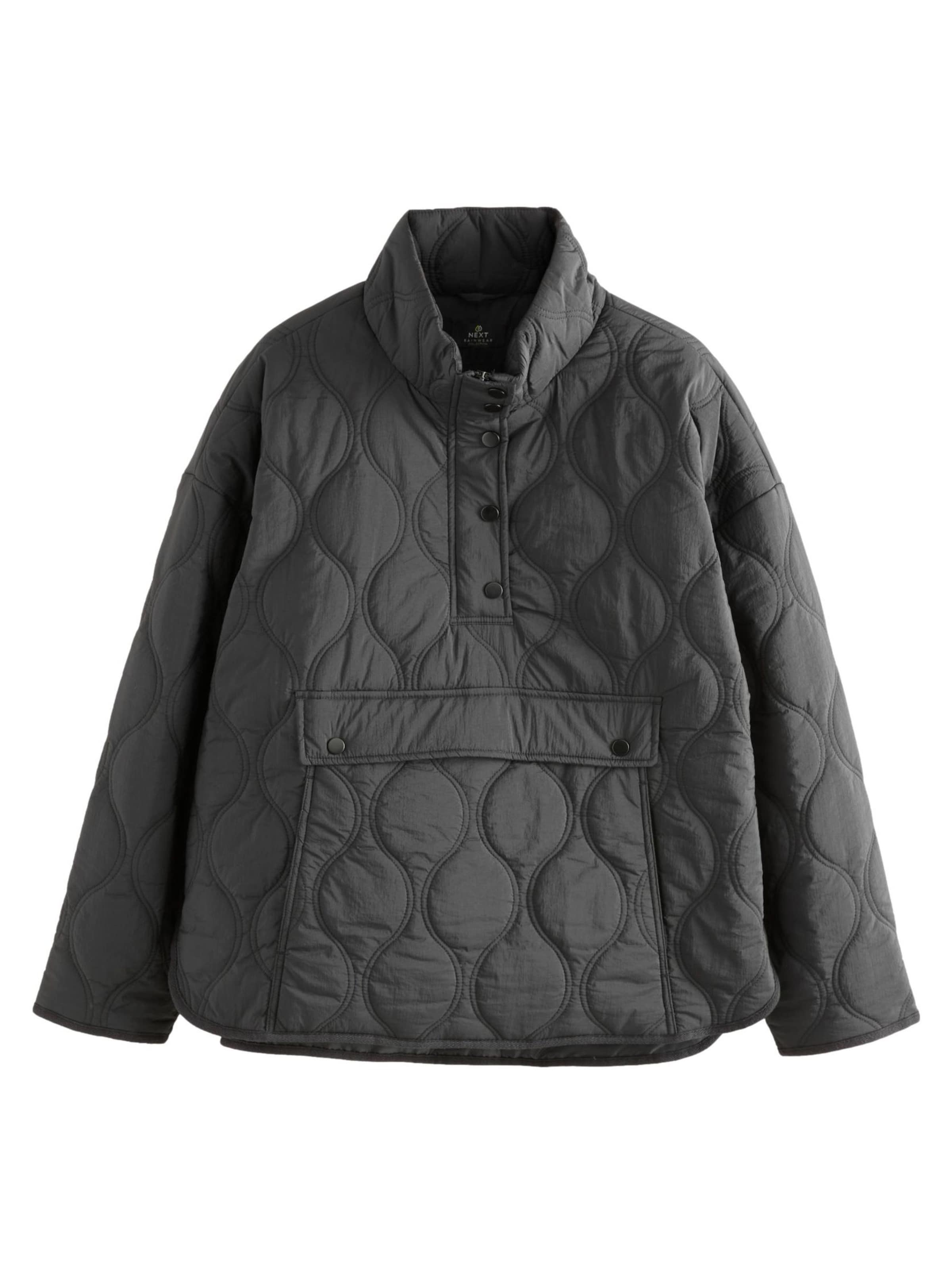 Next Übergangsjacke in Schwarz: Vorderseite