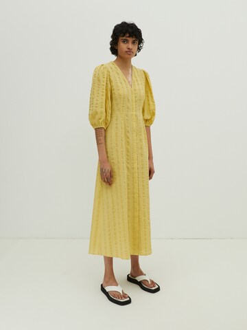 EDITED Košilové šaty 'Elena' – žlutá