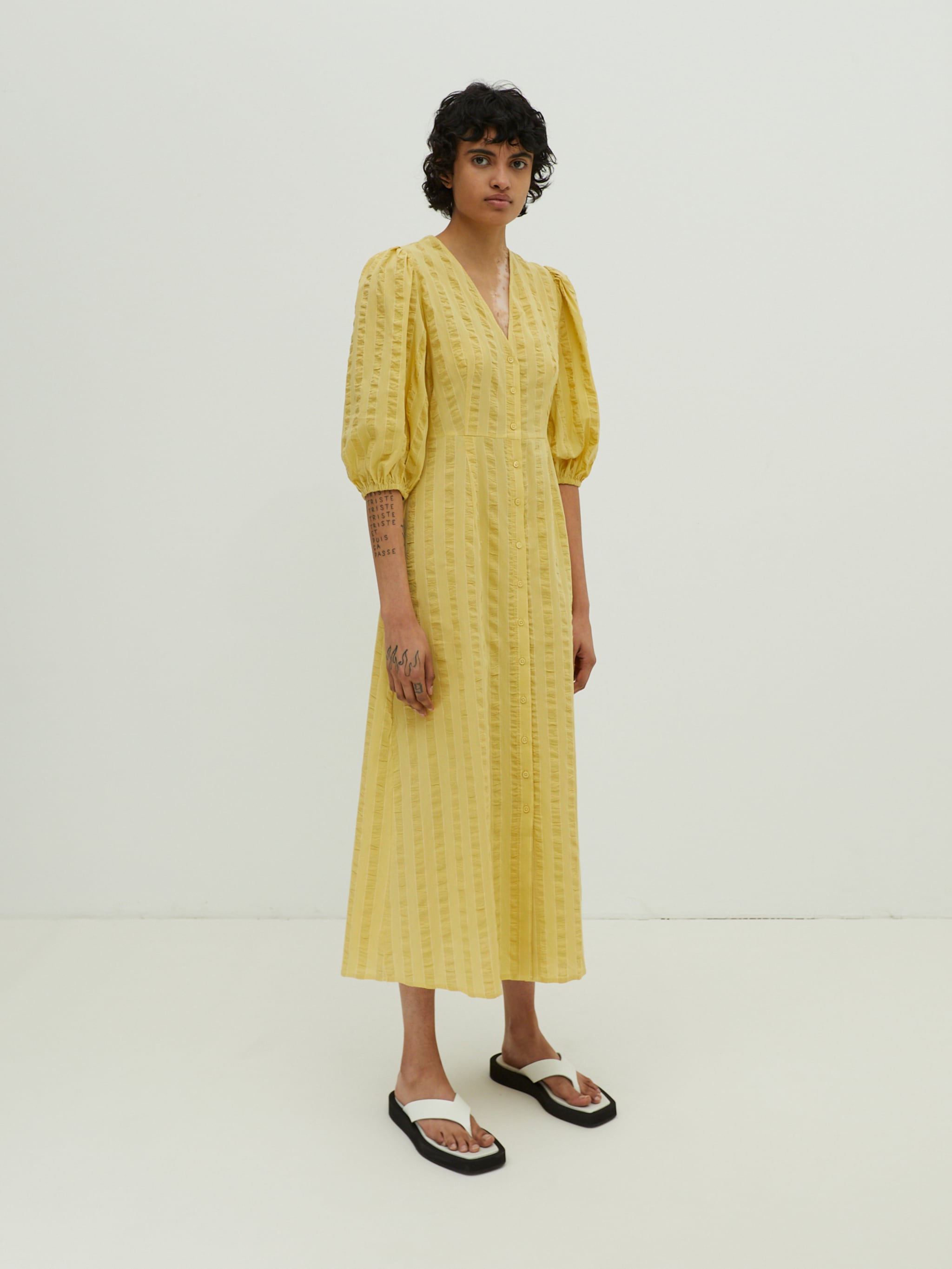 EDITED Produkte Kleid 'Elena' gelb