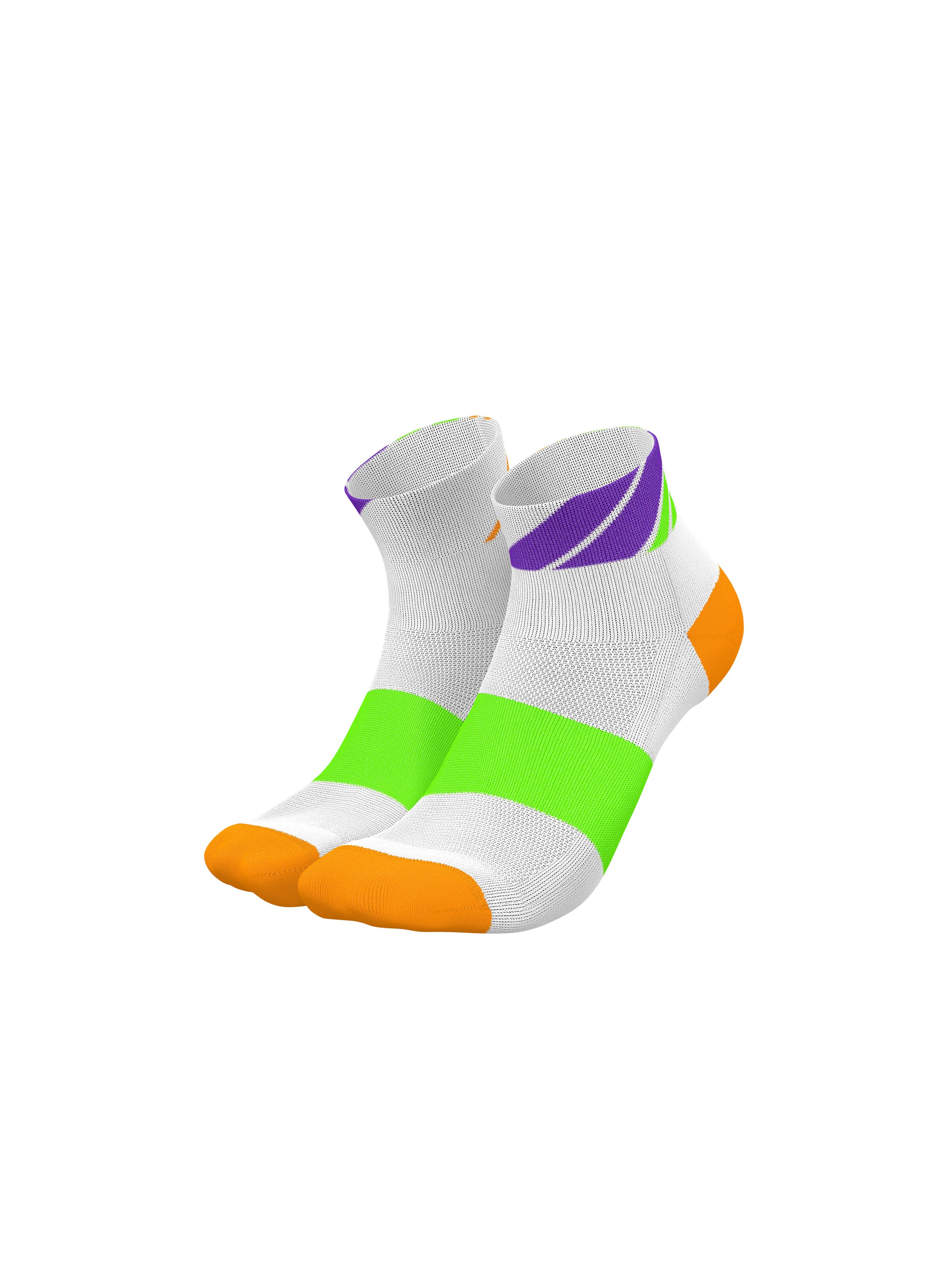 INCYLENCE Athletic Socks 'LADDERS SHORT' in White: front