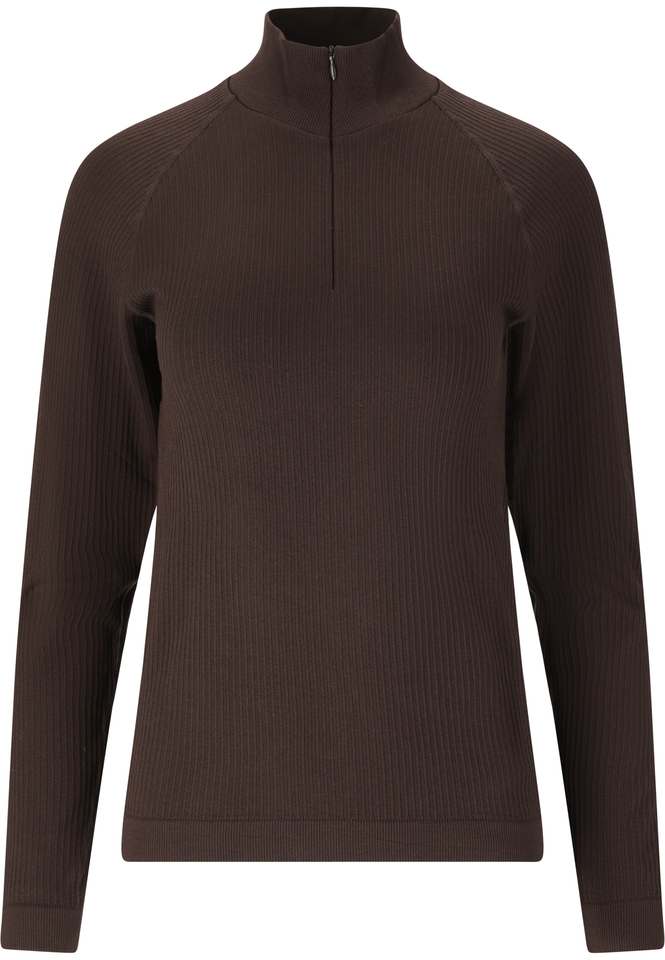 Athlecia Midlayer 'Cozi' in Braun: Vorderseite