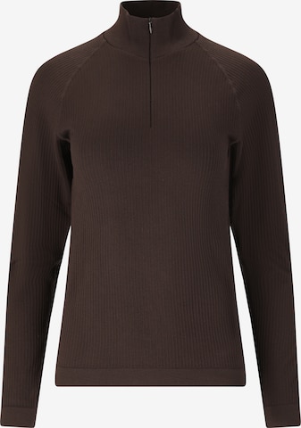 Athlecia Functioneel shirt 'Cozi' in Bruin: voorkant