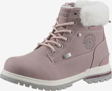 Kidsworld Boots in Pink: front