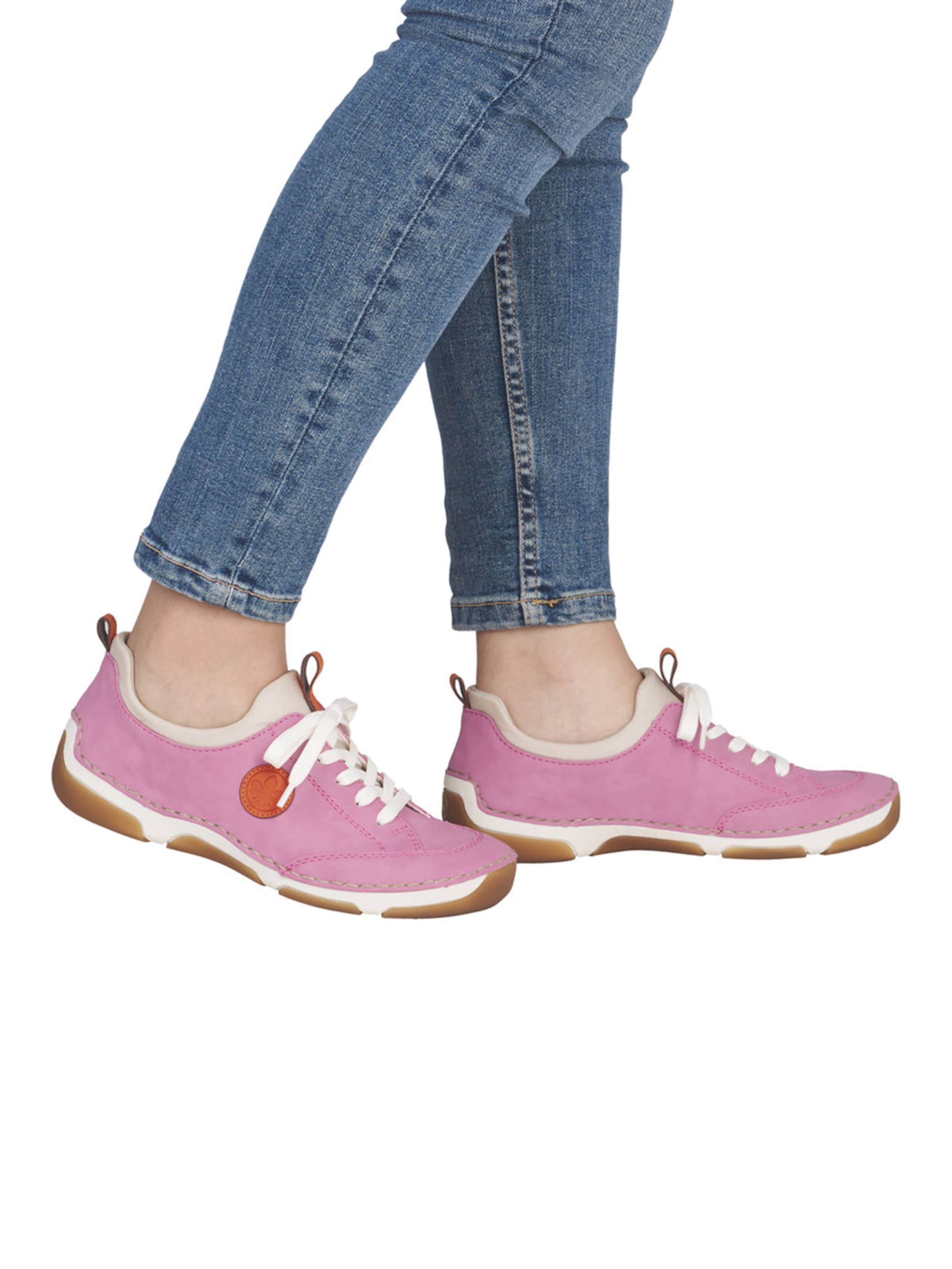 Rieker Ниски маратонки в розово