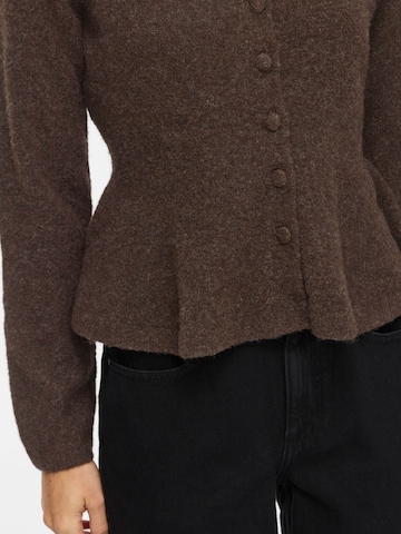 VILA Strickjacke 'VILuna' in Braun