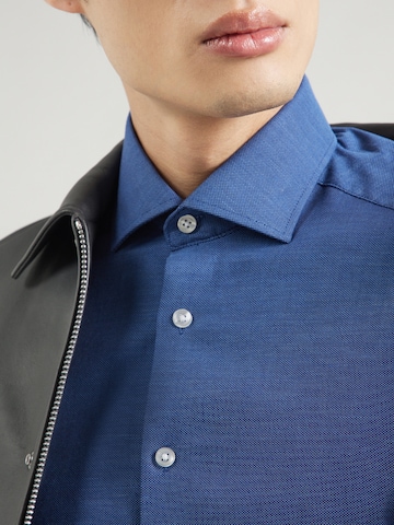 Bruun & Stengade Regular fit Риза 'Yandy' в синьо