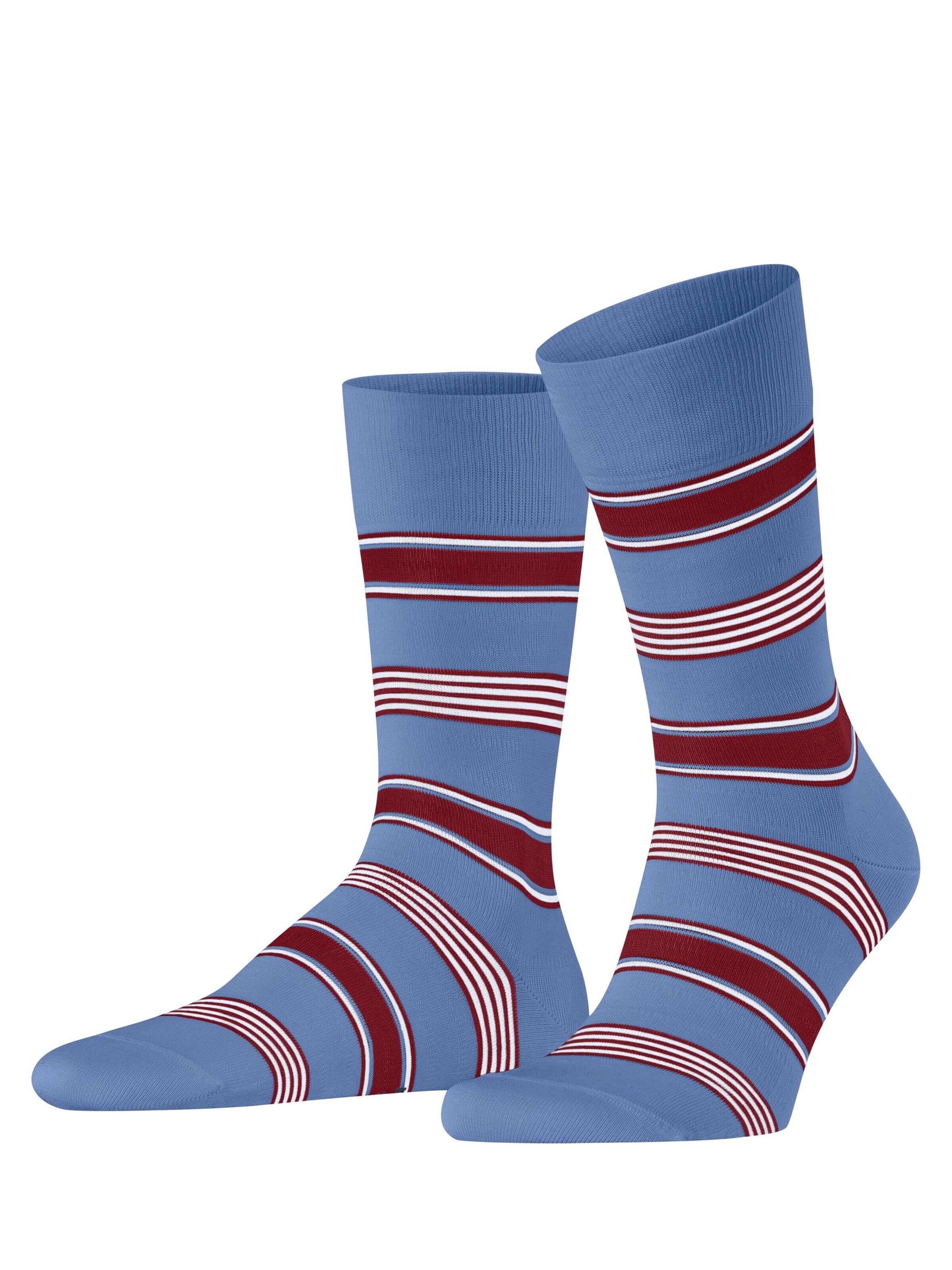 FALKE Socken 'Marina Stripe'‌‌‌‌‌‌‌‌‌ in Blau: Vorderseite