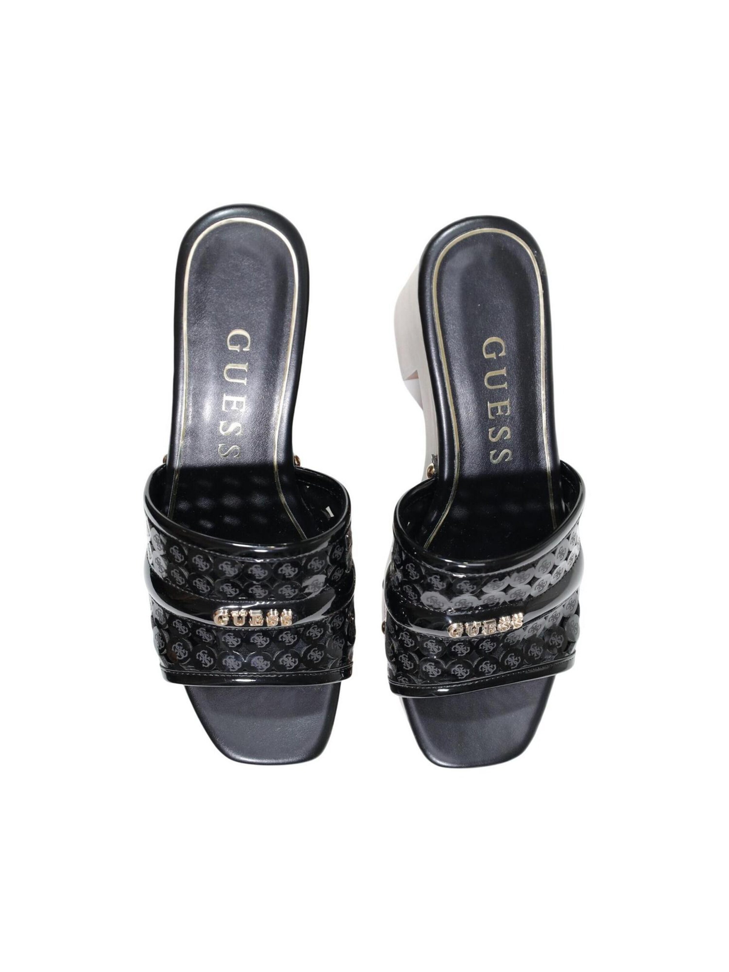 GUESS Muiltjes 'QUILL FLJQUI PAF04' in Zwart