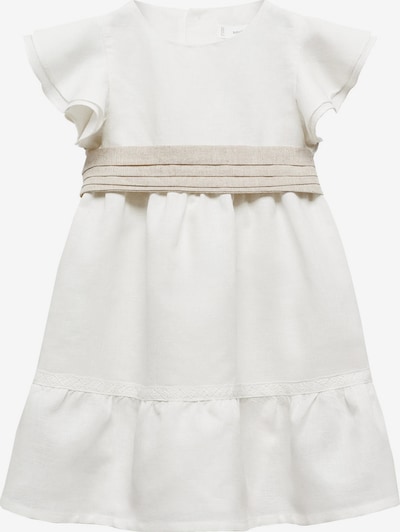 MANGO KIDS Robe 'Miab' en beige / blanc chiné, Vue avec produit