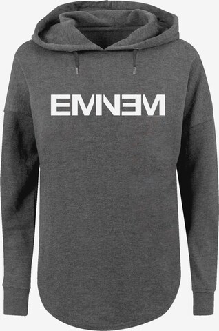 F4NT4STIC Sweatshirt 'Eminem Rap Music' in Grau: predná strana