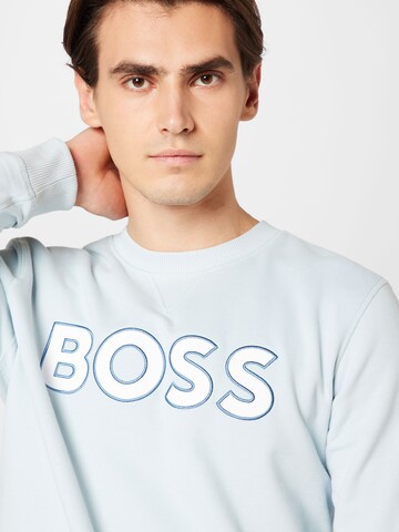 Sweat-shirt BOSS Orange en bleu