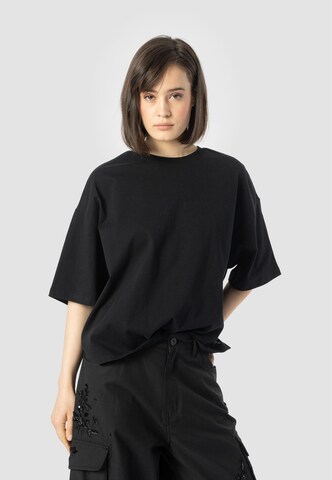 Maglietta 'Liyana' di Elias Rumelis in nero: frontale