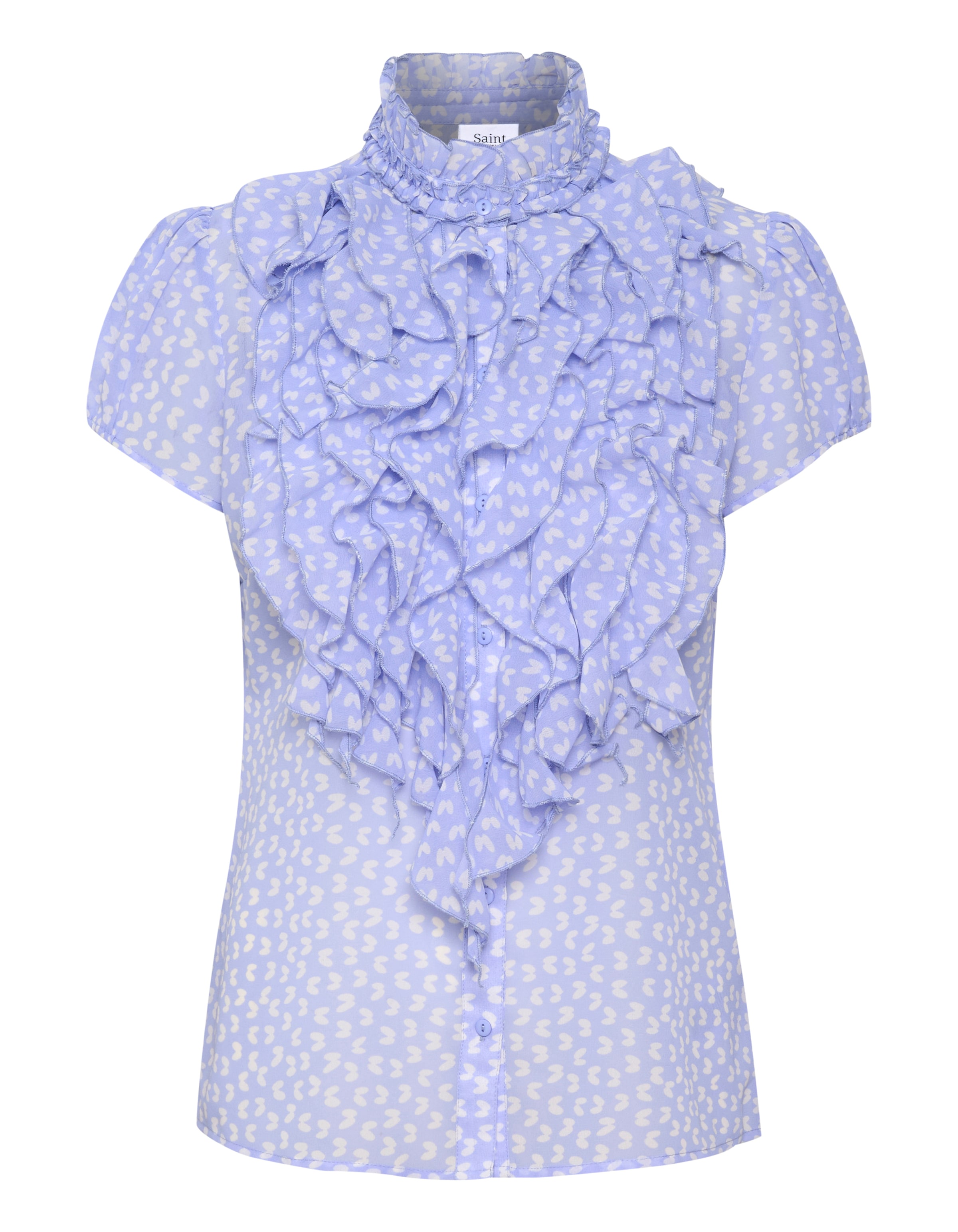 SAINT TROPEZ Blouse in Purple: front