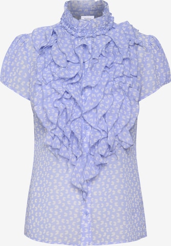 SAINT TROPEZ Blouse in Lila: voorkant