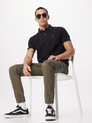 Tricou 'Wadim' de la INDICODE JEANS pe negru