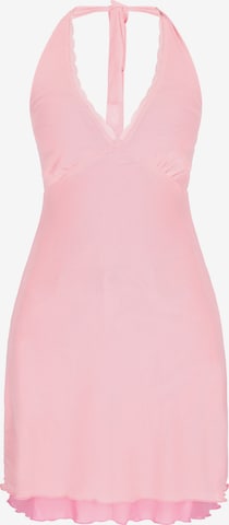 MYMO - Vestido em rosa: frente
