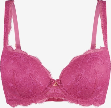 LingaDore - Push-up Soutien em rosa: frente