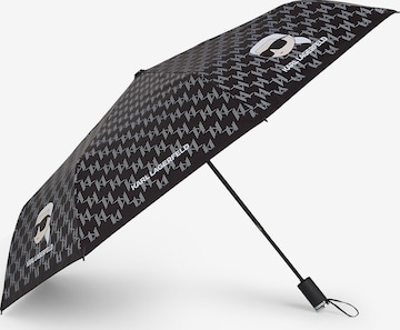 Parapluie Karl Lagerfeld en noir : devant