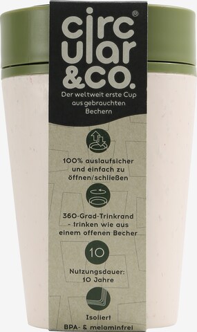 Circular&co Thermoskan in Groen: voorkant