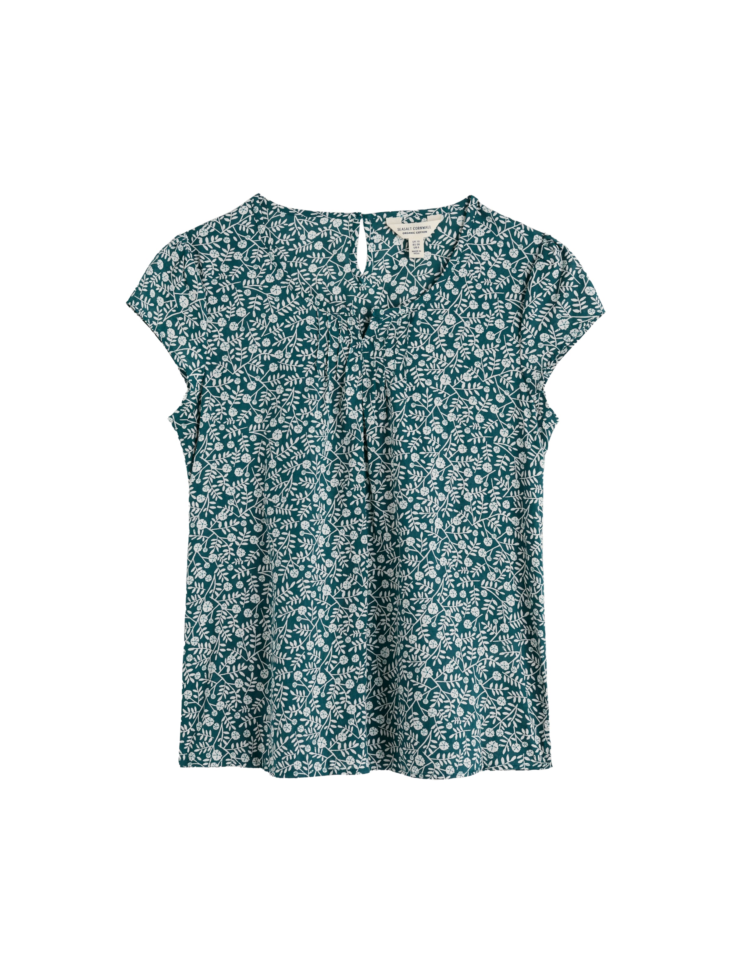 Seasalt Cornwall Pusero 'Garden Gate' värissä vihreä: etupuoli