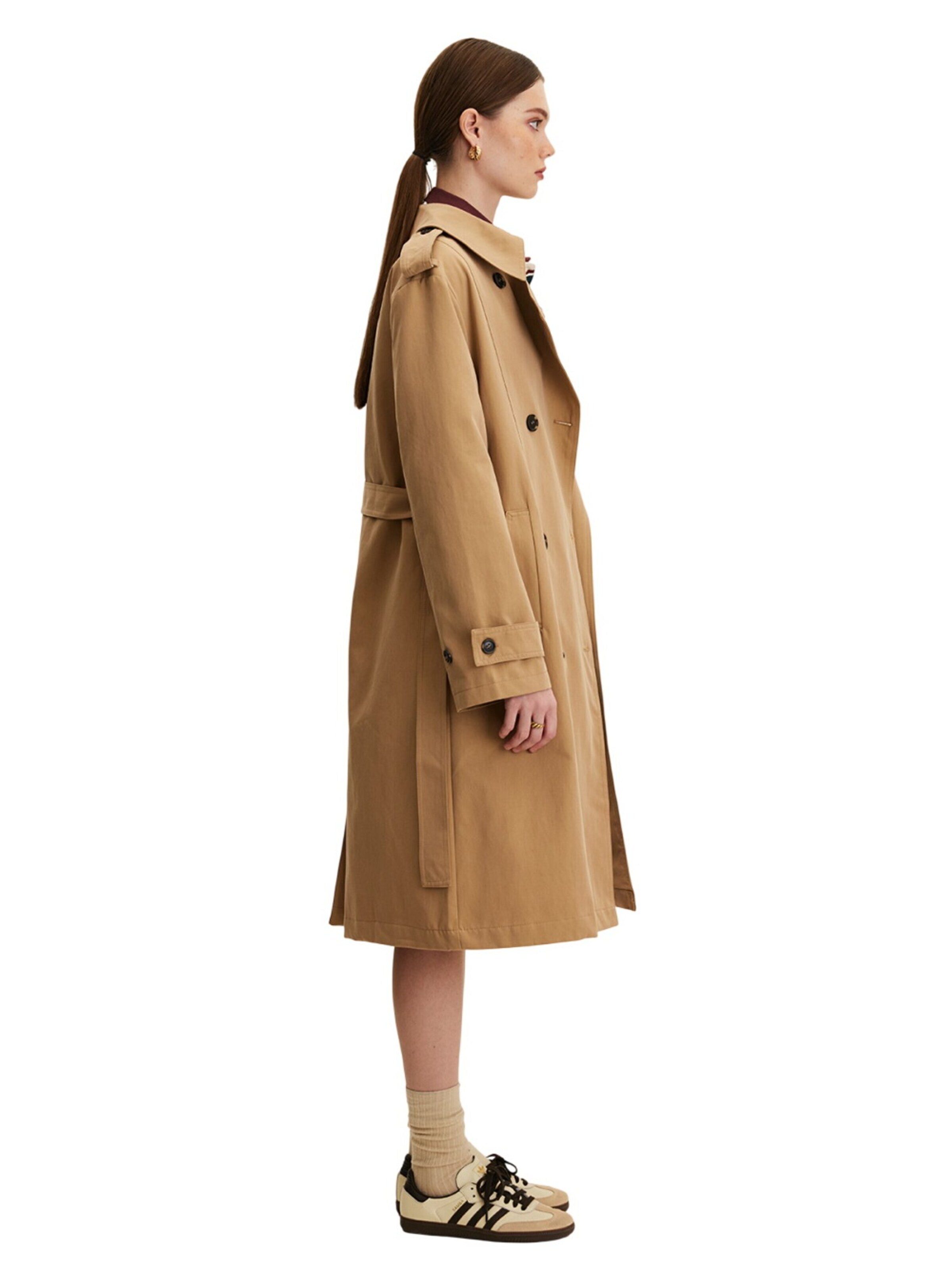 MANUKA Between-seasons coat in Beige