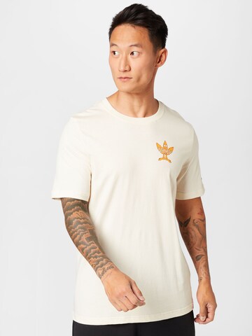 ADIDAS ORIGINALS T-Shirt 'Graphic Fun' in Beige: predná strana