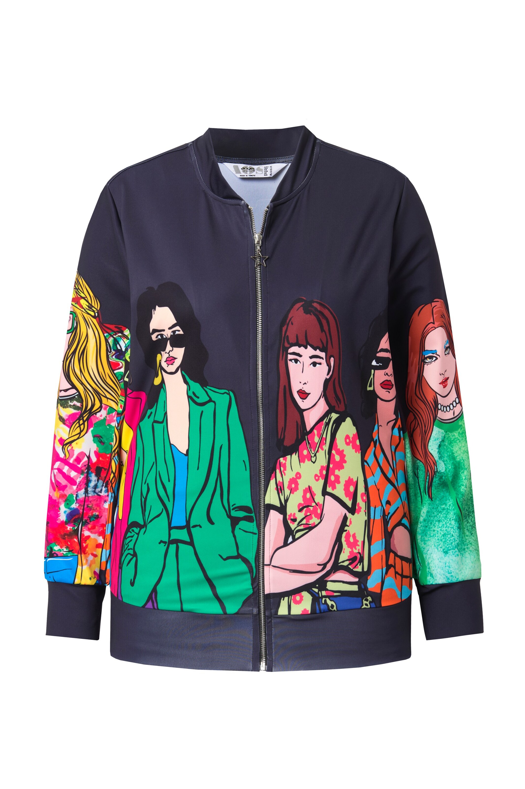 Angel of Style Tussenjas in Blauw: voorkant