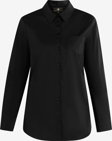 DreiMaster Klassik Bluse 'Iridia' in Schwarz: predná strana