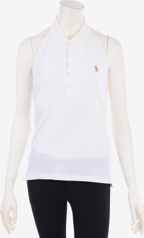 Ralph Lauren Neckholder-Top L in Weiß: predná strana