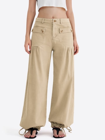 Imily Bela Wide leg Jeans in Green: front