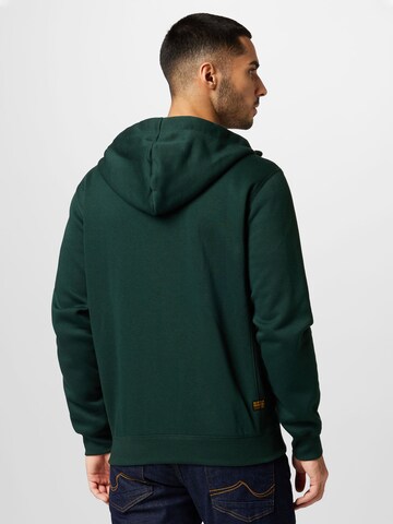 Regular fit Giacca di felpa 'Premium Core' di G-Star RAW in verde