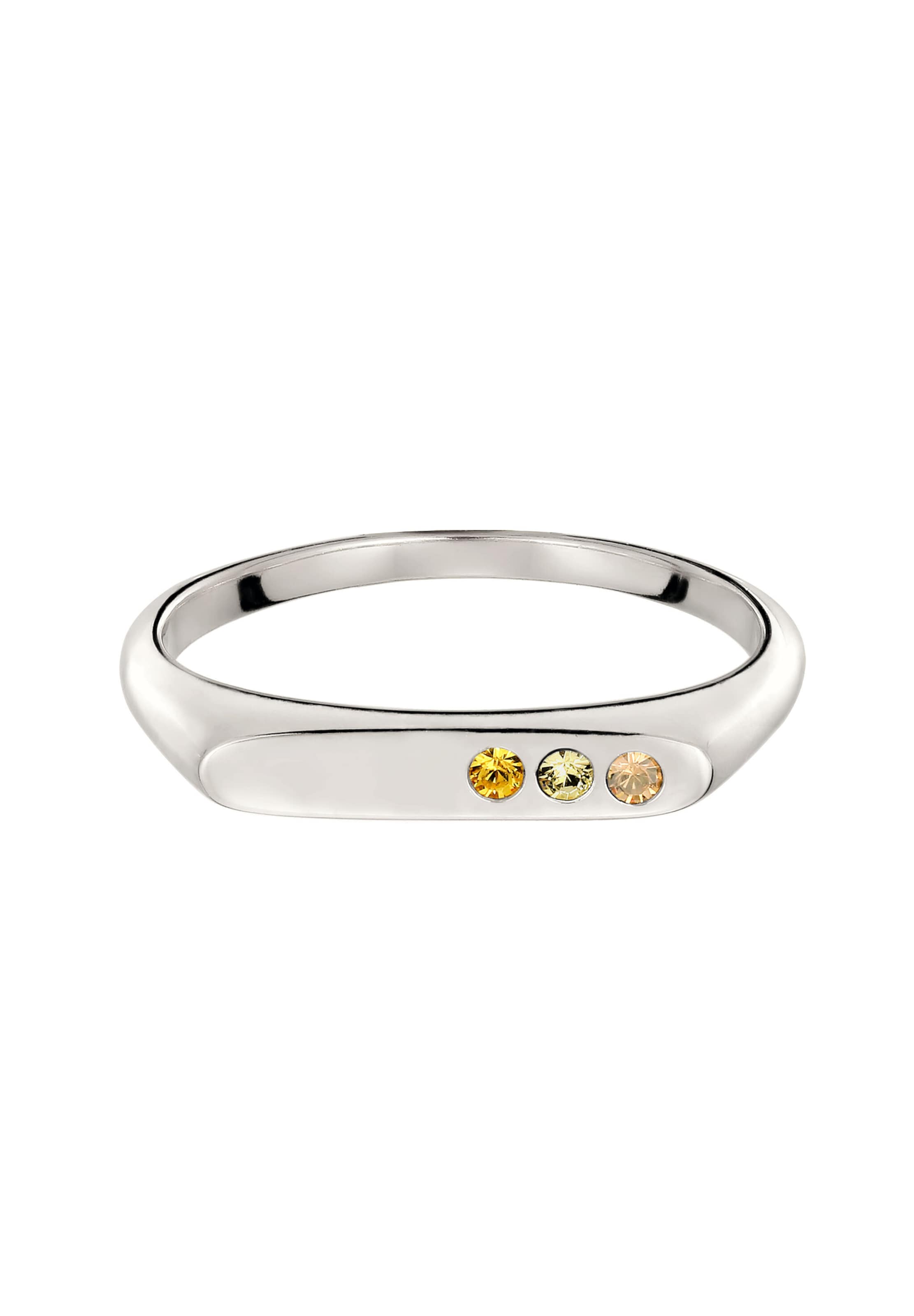ELLI Ring in Silber: Vorderseite